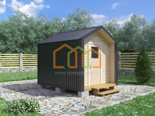 Бытовка в стиле Барнхаус 3х2,4